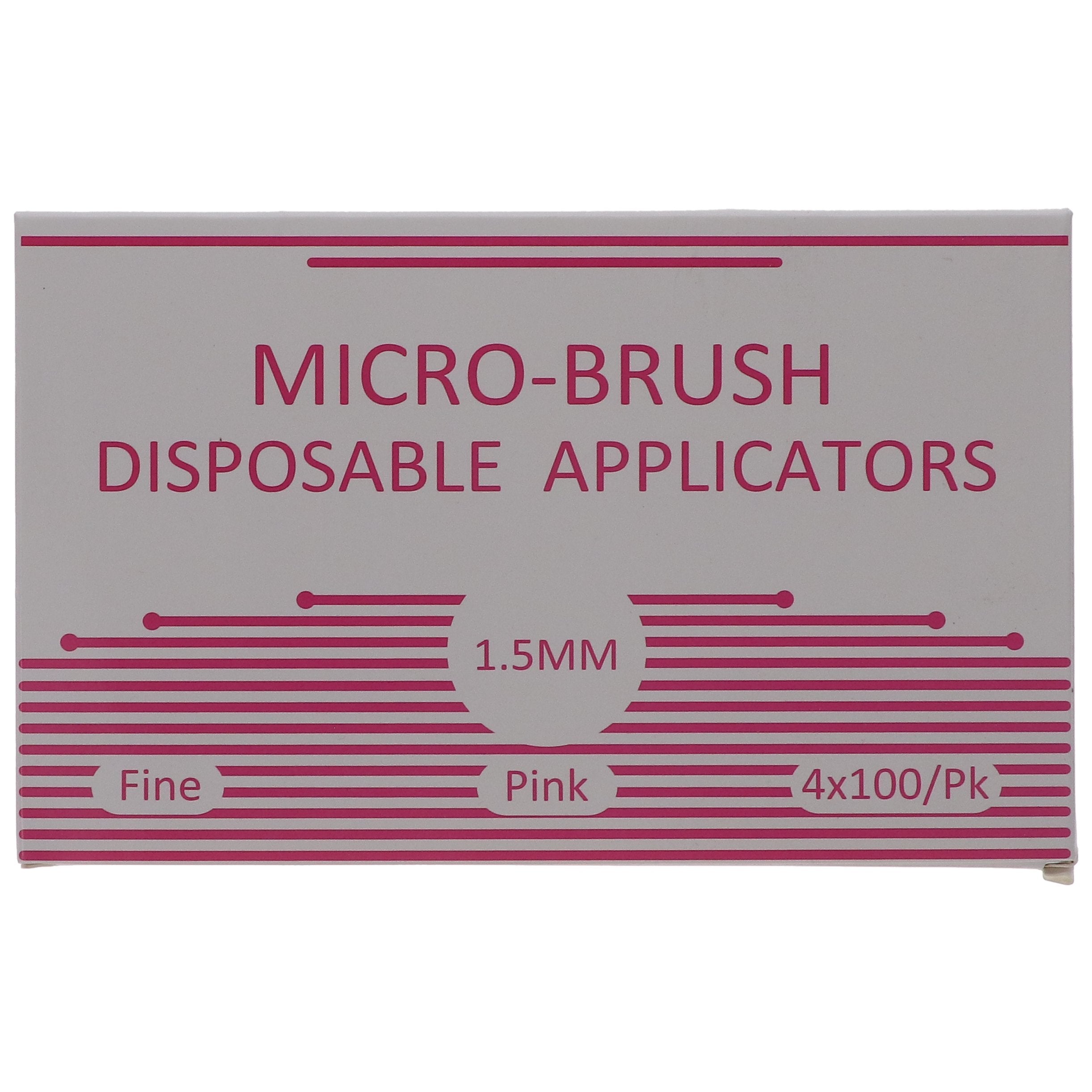 House Brand Dentistry 101319 Micro-Brush Disposable Applicators Fine Pink 4 x 100/Pk House Brand Dentistry 101319 Micro-Brush Disposable Applicators Fine Pink 4 x 100/Pk